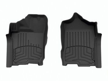 Килими автомобільні 3D Лайнери High Performance передні Nissan Titan 2016 - 2025 чорний WeatherTech 449081IM 449081IM фото