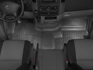 Килими автомобільні 3D Лайнери передні Dodge Sprinter 2007 - 2018 чорний WeatherTech 442491 442491. фото