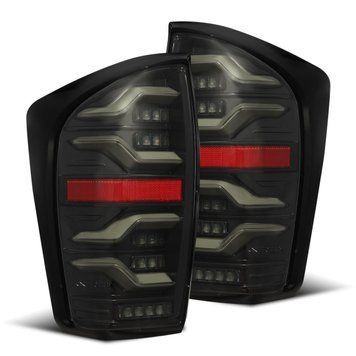 Задні ліхтарі Toyota Tacoma 2016- 2025 LED LUXX серія колір Alpha-Black AlphaRex 680080 680080 фото