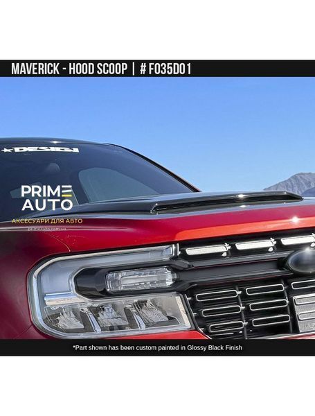 Накладка на капот Ford Maverick 2021-2025 черный AIR DESIGN FO35D01 FO35D01 фото