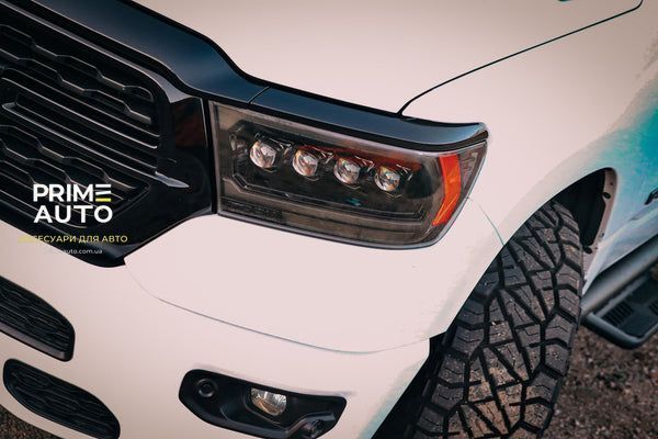 Передні фари Ram 1500 2019- 2025 LUXX-Series Alpha-Black AlphaRex 880575 880575 фото