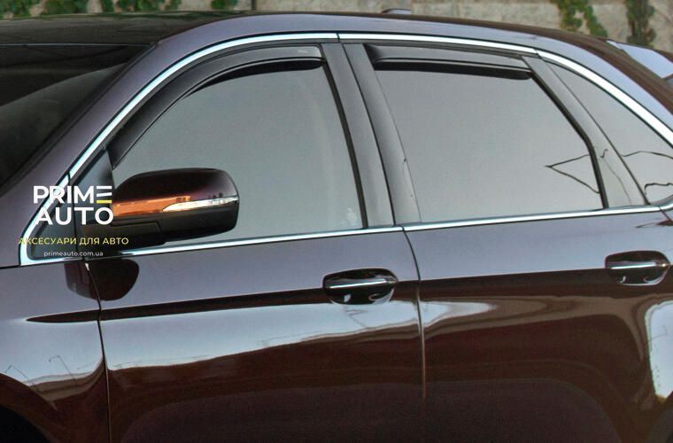 Дефлекторы окон вставные темно-дымчатые GMC Terrain 2018- 2025 к-т 4 шт AVS 194812 194812 фото