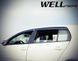 Дефлектори вікон к-т 4 шт Premium серія Volkswagen Golf 2006 - 2009 Hatchback Wellvisors 3-847VW007 3-847VW007 фото 8