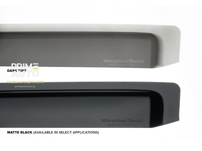 Дефлектори вікон вставні передні Subaru Legacy 2010 - 2014 темний глянцевий WeatherTech 80516IM 80516IM фото