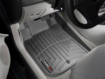 Килими автомобільні 3D Лайнери передні Pontiac G5 2005 - 2010 чорний WeatherTech 441981 441981. фото