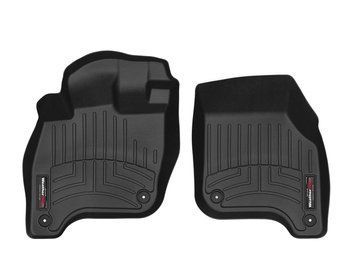 Килими автомобільні 3D Лайнери передні Volkswagen e-Golf 2015 - 2019 чорний WeatherTech 4413381 4413381 фото