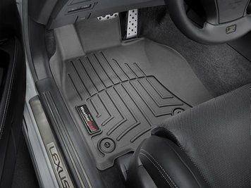 Коврики автомобильные 3D Лайнеры передние Lexus LS 2013 - 2017 черный WeatherTech 445141 445141 фото