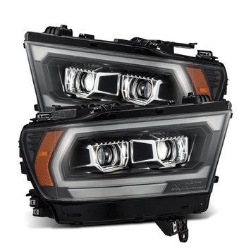 Передні фари Ram 1500 2019- 2025 PRO-Series Black AlphaRex 880574 880574 фото