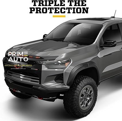 Дефлектор капоту клеючий Lightshield PRO Toyota Land Cruiser Prado 250 2024 + текстурований матовий чорний Husky Liners 2820232 2820232 фото