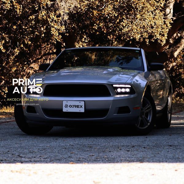 Передні фари Ford Mustang 2013-2014 NOVA-Series Black AlphaRex 880487 880487 фото