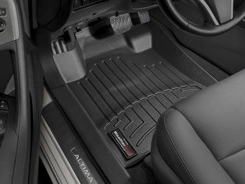 Килими автомобільні 3D Лайнери передні Nissan Altima 2014 - 2015 чорний WeatherTech 444981 444981 фото