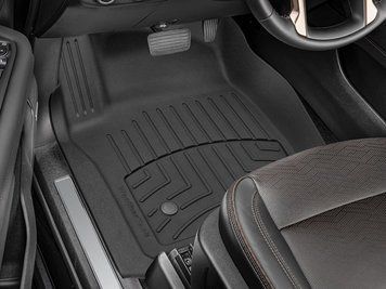 Коврики автомобильные 3D Лайнеры High Performance передние Chevrolet Tahoe 2021 - 2025 черный WeatherTech 4416321IM 4416321IM&hellip;_ фото
