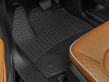 Килими гумові передні Chrysler Pacifica/Hybrid 2021 + чорний WeatherTech W792 W792 фото