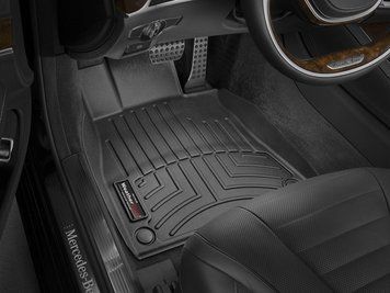 Килими автомобільні 3D Лайнери передні Mercedes-Benz S-Class 2021 - 2025 чорний WeatherTech 4417011 4417011 фото