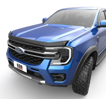 Дефлектор капоту Ford Ranger 2023 + чорний матовий EGR 303605 303605 фото