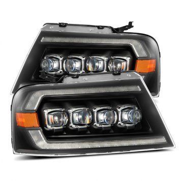 Передні фари Ford F-150 2004-2008 LED NOVA серія чорні AlphaRex 880128 880128 фото