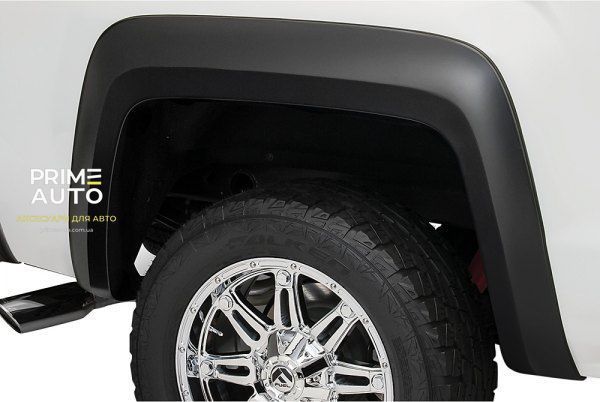 Розширювачі арок комплект 4 шт GMC Sierra 1500 2016-2018 Extended-A-style чорний Bushwacker 40975-02 40975-02 фото