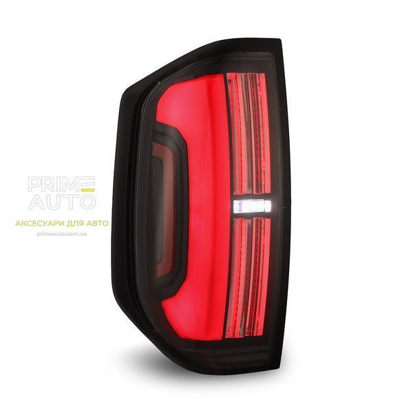 Задні ліхтарі Toyota Tundra 2014-2021 LUXX-Series Black-Red AlphaRex 672052 672052 фото