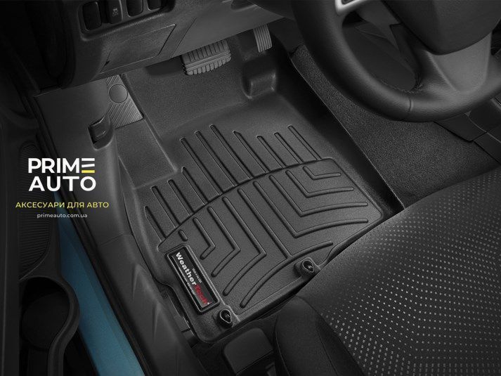 Коврики автомобильные 3D Лайнеры передние Mitsubishi Outlander Sport 2011 - 2024 черный WeatherTech 446511 446511.. фото