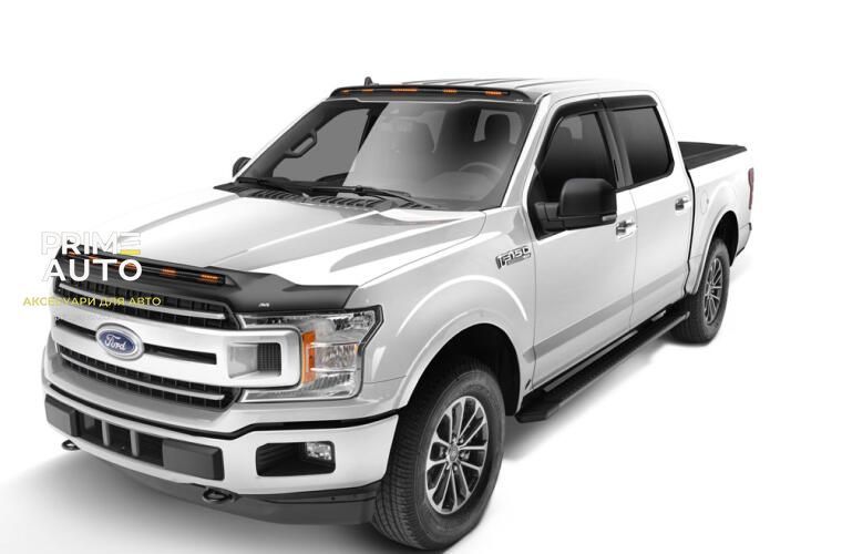 Дефлектор лобового стекла Aerocab PRO черный Chevrolet Silverado 2019 - 2026 AVS 898168 898168 фото