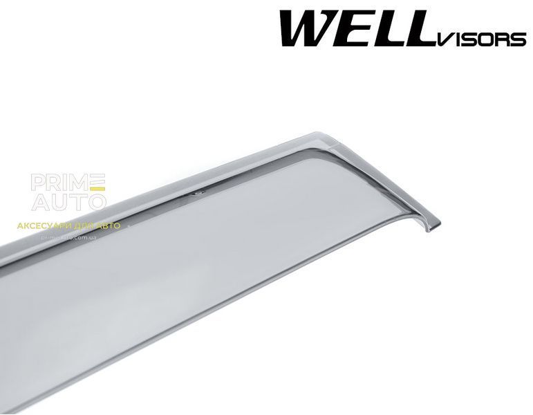 Дефлекторы окон к-т 4 шт Off-Road серия Ford F150 2009 - 2014 Crew Cab Wellvisors 3-847FD019 3-847FD019 фото