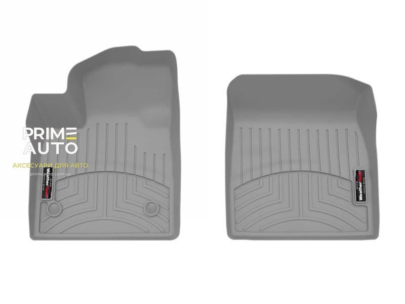 Килими автомобільні 3D Лайнери передні Chevrolet Blazer EV 2024 - 2026 сірий WeatherTech 4618431 4618431 фото