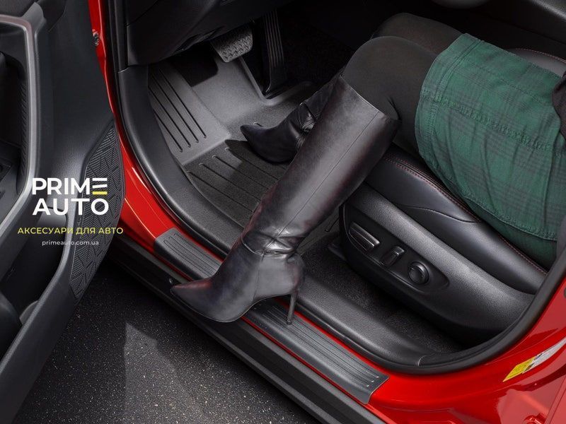 Накладки на пороги 4штуки Jeep Compass 2017 - 2027 WeatherTech ST059K1 ST059K1 фото