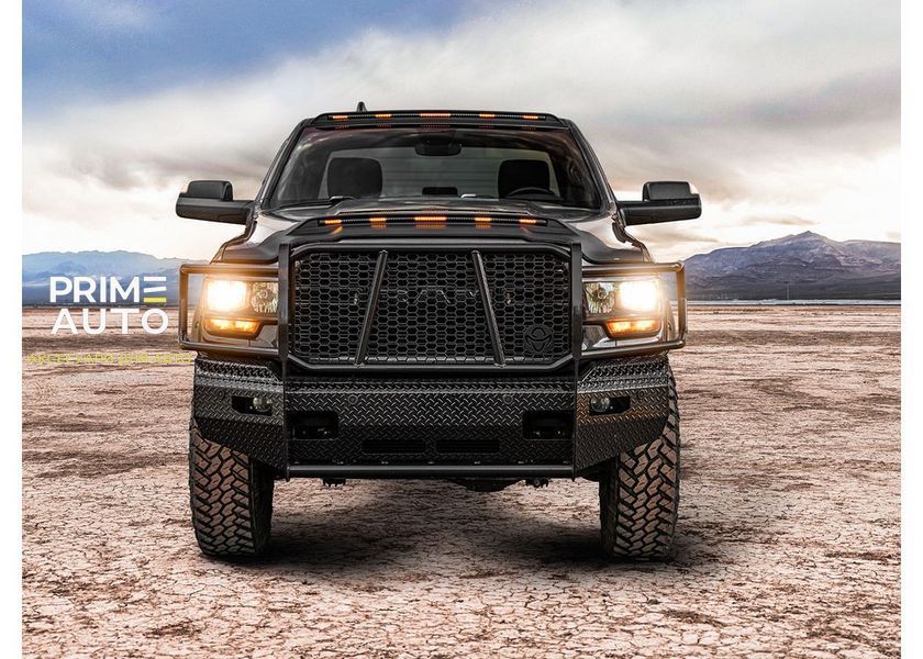 Дефлектор капоту клеючий Lightshield PRO Jeep Gladiator 2024 + текстурований матовий чорний Husky Liners 2820156 2820156 фото