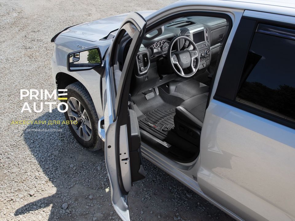 Weathertech For Rivian R1s Коврики автомобильные 3D Лайнеры передние Rivian R1S 2022 - 2024 черный ...