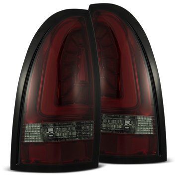 Задние фонари Toyota Tacoma 2005-2015 LED PRO серия красно-дымчатые AlphaRex 680040 680040 фото
