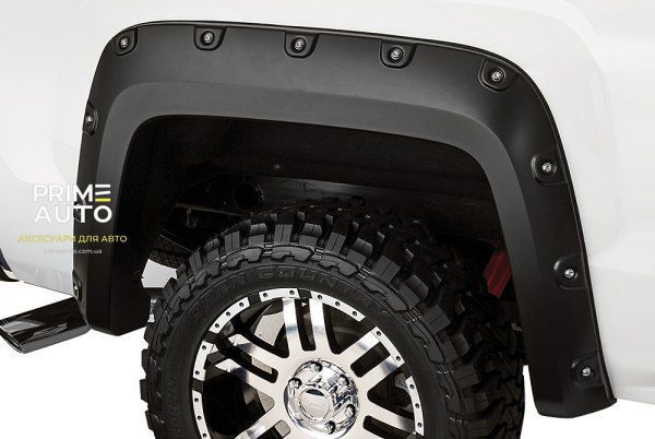 Расширители арок комплект 4 шт GMC Sierra 1500 2016-2018 Boss Pocket-style черный Bushwacker 40976-02 40976-02 фото