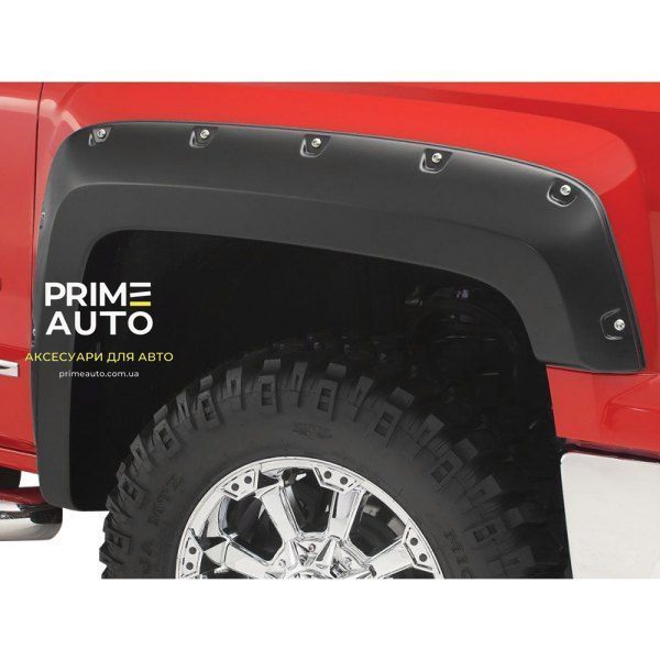 Розширювачі арок Chevrolet Silverado 1500 2019-2021 POCKET STYLE гладкі Bushwacker 40927-02 40927-02 фото