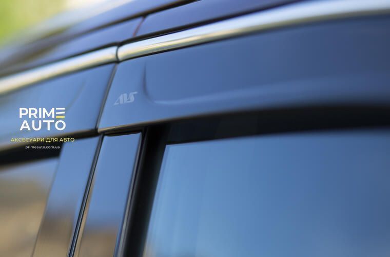 Дефлекторы окон клеящиеся к-т 4 шт Jeep Grand Cherokee 2022 - 2026 VENTVISOR LOW PRO с хромированным молдингом AVS 794054 794054 фото