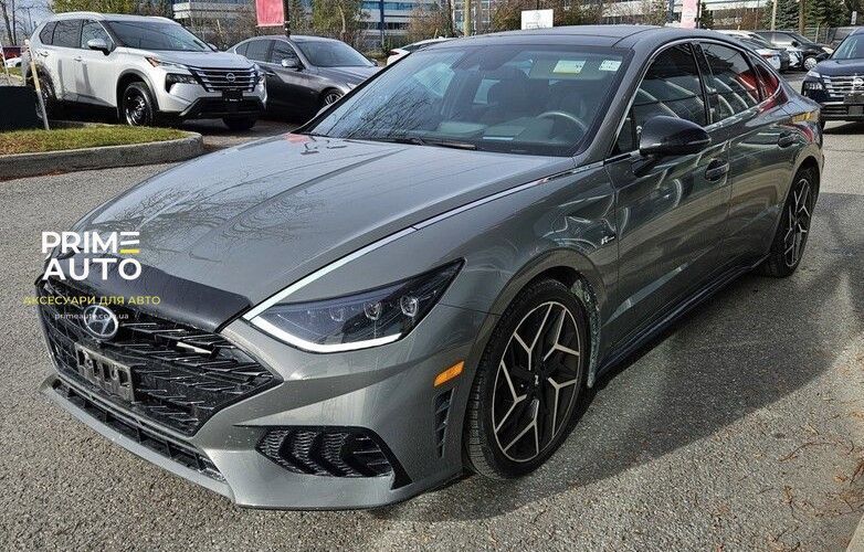 Дефлектор капоту Hyundai Sonata 2020-2023 гладкий FormFit HD10C20 HD10C20 фото