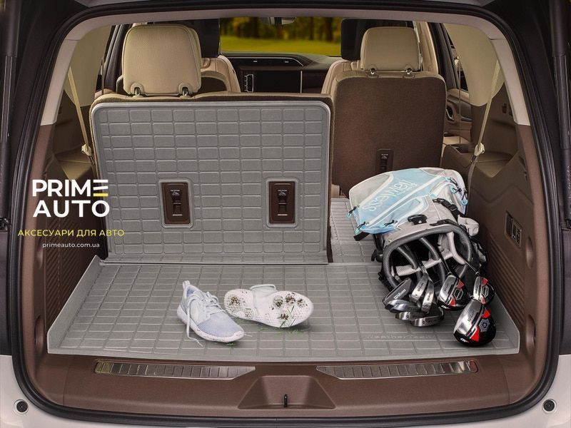 Килим в багажник на спинку сидінь 3D High Performance Hyundai Palisade/Hybrid 2026 чорний WeatherTech 401899IM 401899IM фото