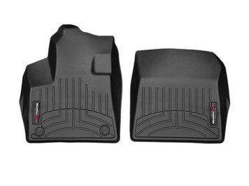 Коврики автомобильные 3D Лайнеры передние Peugeot 5008 2017 - 2024 черный WeatherTech 4412541 4412541. фото
