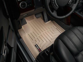 Килими автомобільні 3D Лайнери передні Land Rover Range Rover 2007 - 2009 бежевий WeatherTech 450731 450731 фото