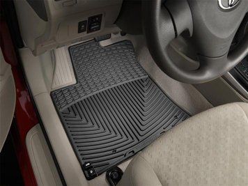 Килими гумові передні Toyota Corolla 2009 - 2013 чорний WeatherTech W96 W96. фото