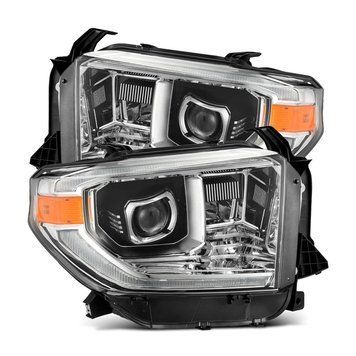 Передні фари Toyota Tundra 2014-2021 PRO-Series Chrome AlphaRex 880838 880838 фото
