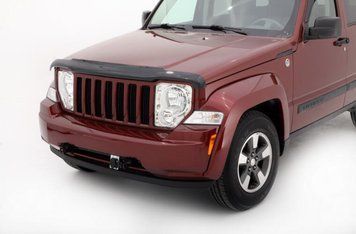 Дефлектор капоту Bugflector II темно-димчастий Jeep Liberty 2008 - 2014 AVS 24001 24001 фото