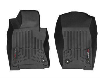 Килими автомобільні 3D Лайнери передні Infiniti Q60 2018 - 2025 чорний WeatherTech 4412581 4412581. фото