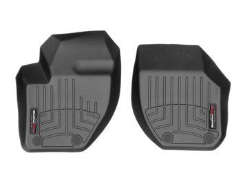 Килими автомобільні 3D Лайнери передні Volvo V40 2012 - 2019 чорний WeatherTech 445871 445871 фото