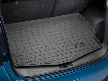 Коврик в багажник Nissan Versa Note 2014 - 2019 черный WeatherTech 40825 40825. фото