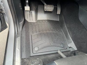 Коврики автомобильные 3D Лайнеры High Performance передние Jeep Grand Cherokee 2016 + черный WeatherTech 449301IM 449301IM:. фото