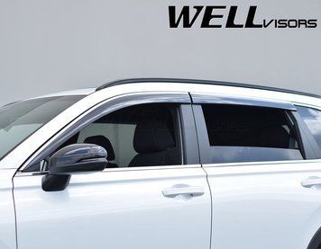 Дефлектори вікон к-т 4 шт з хромованим молдингом Honda CR-V 2023 - 2026 Wellvisors 3-847HD046 3-847HD046 фото