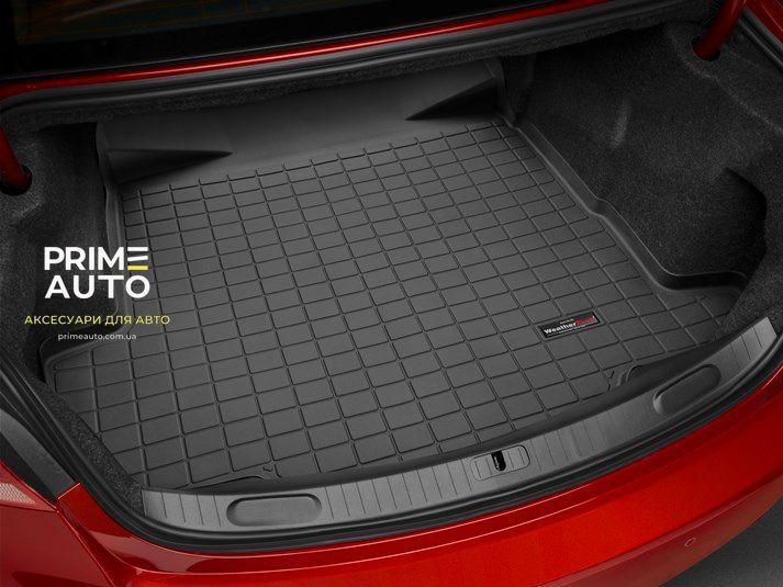 Килим в багажник Mercedes-Benz EQE Sedan 2022 + чорний WeatherTech 401685 401685 фото