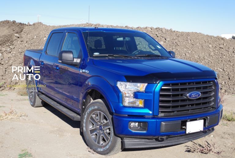 Дефлектор капоту Ford F-150 2015-2020 гладкий FormFit HD8A15 HD8A15 фото