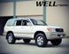 Дефлектори вікон, к-т 4 шт, Premium серія Toyota Land Cruiser 1998 - 2007 Wellvisors 3-847TY019 3-847TY019 фото 5