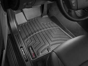 Килими автомобільні 3D Лайнери передні Hyundai Equus 2012 - 2013 чорний передние 443781 443781. фото