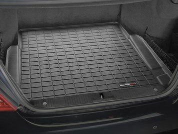 Килим в багажник Mercedes-Benz S-Class 2007 - 2013 чорний WeatherTech 40358 40358. фото